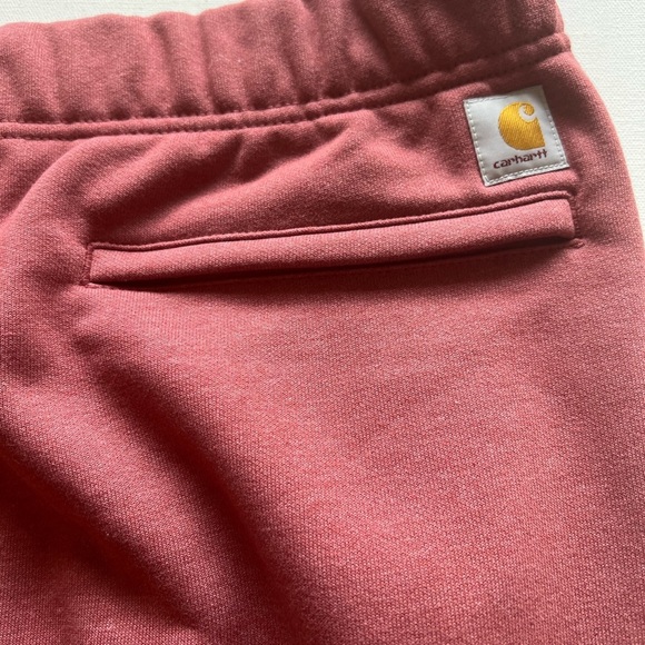 NWT Carhartt Men's Relaxed Fit Midweight Fleece Short Drawstring Back Zipper 🔥🔥 - Picture 6 of 7